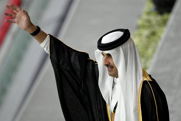 El emir de Catar,  Tamim bin Hamad Al Thani