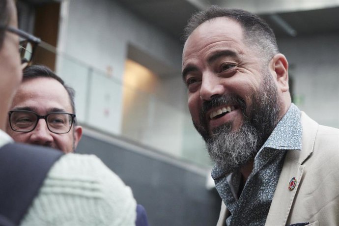 Archivo - El portavoz del PSN, Ramón Alzórriz.