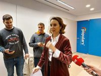 Gamarra niega "equidistancia" del PP respecto a enfrentamiento en La Salle por la bandera de España