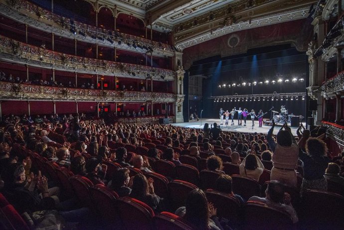 Archivo - Espectáculo en el Teatro Arriaga de Bilbao