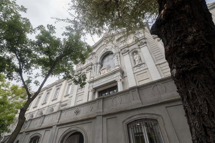 Archivo - Fachada del Tribunal Supremo, en Madrid