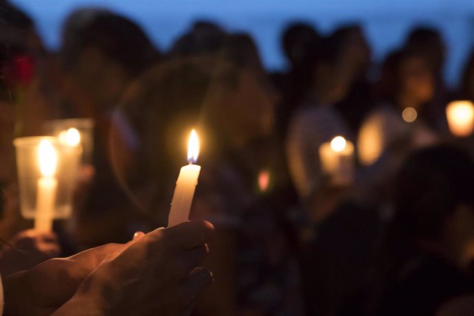 Archivo - Imagen de archivo de protestas por el asesinato de líderes sociales en Colombia