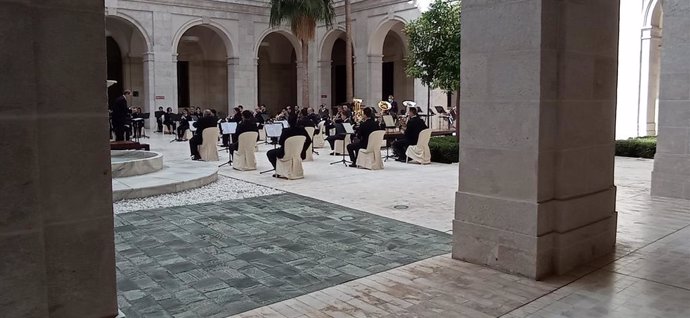Archivo - Málaga.- La banda municipal de música ofrece su concierto de temporada en el Museo de Málaga 