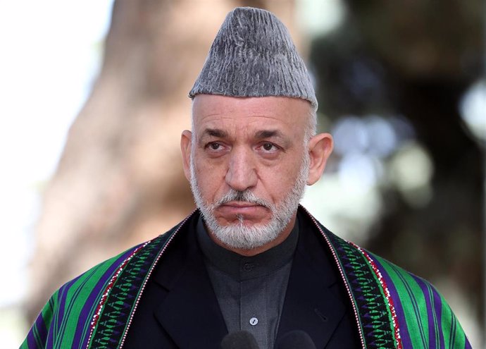 Archivo - El expresidente afgano Hamid Karzai 