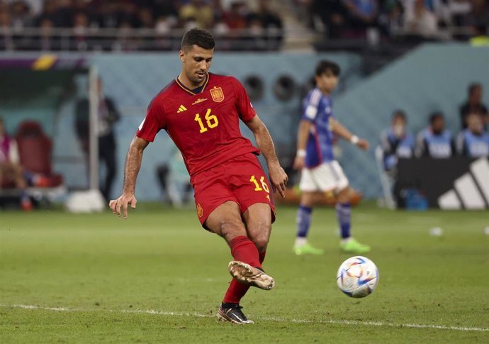 Rodri con la selección española
