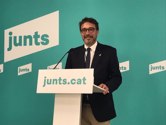 Archivo - El portaveu de Junts, Josep Rius