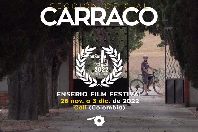 Cartel de la película Carraco en el Enserio Film Festival de Cali (Colombia).