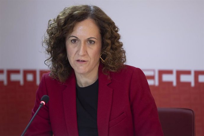 La secretaria general del CCOO Andalucía, Nuria López.