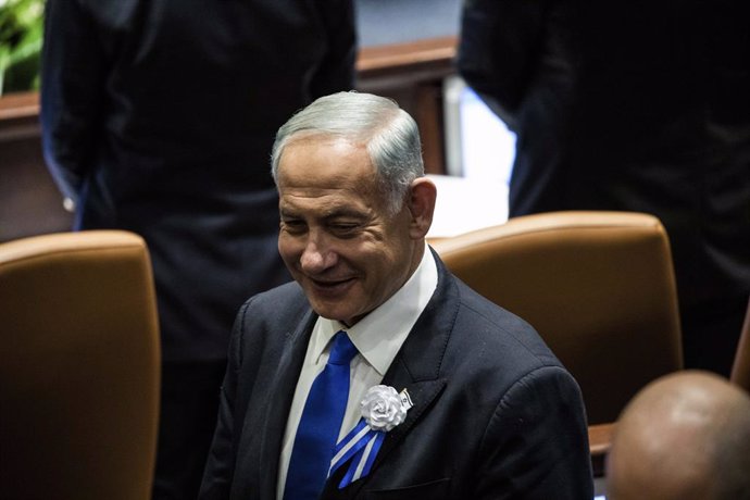 15 November 2022, Israel, Jerusalem: Likud leader and incoming Israeli prime minister Benjamin Netanyahu attends a session covened for the swearing-in of Israel's 25th parliament (Knesset). Photo: Ilia Yefimovich/dpa