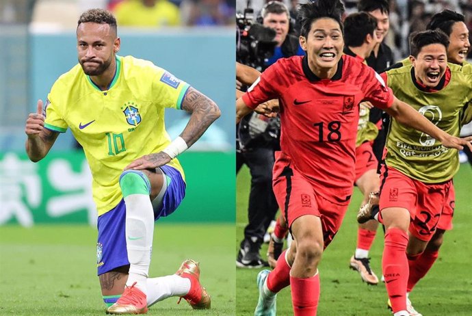 Brasil y Corea del Sur se enfrentarán en octavos de final del Mundial de Catar