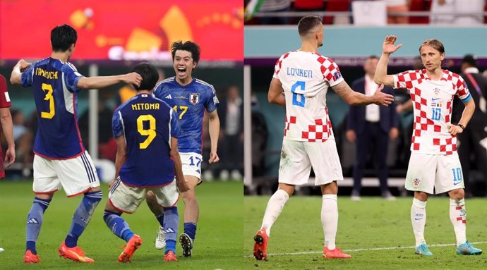 Japón y Croacia se enfrentarán en octavos de final del Mundial de Catar