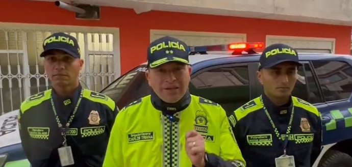 Policía metropolitana de Bogotá en declaraciones tras la muerte de dos agentes en Bosa
