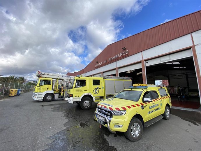 Vehículos de bomberos de Gran Canaria
