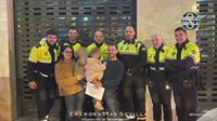 Policías de Sevilla salvan la vida de una niña de cuatro años semiinconsciente con su traslado hospitalario