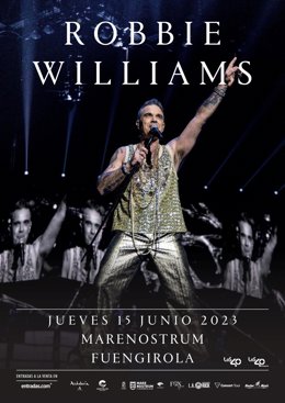 El icono musical Robbie Williams ofrecerá su único concierto en Andalucía en Marenostrum Fuengirola.