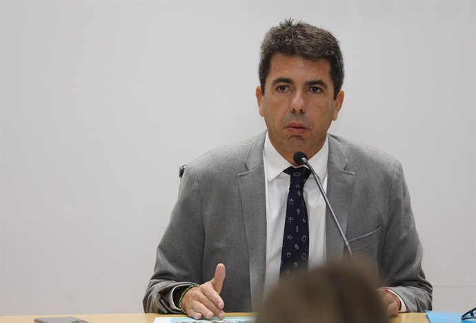 El president de la Diputació d'Alacant, Carlos Mazón