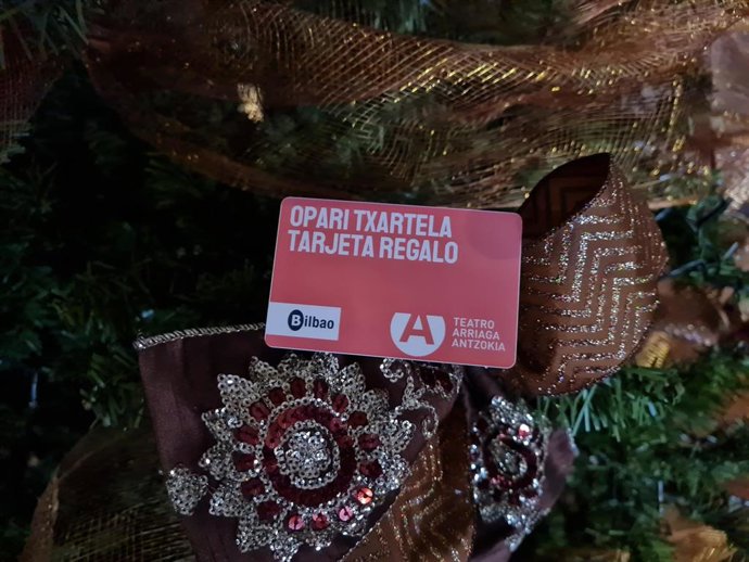 Tarjeta regalo del Teatro Arriaga.