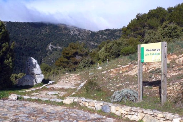 Archivo - Imagen de archivo del mirador del Parque Nacional Sierra de las Nieves, en la provincia de Málaga