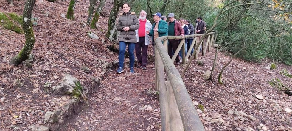 Visita al sendero de Los Galdones