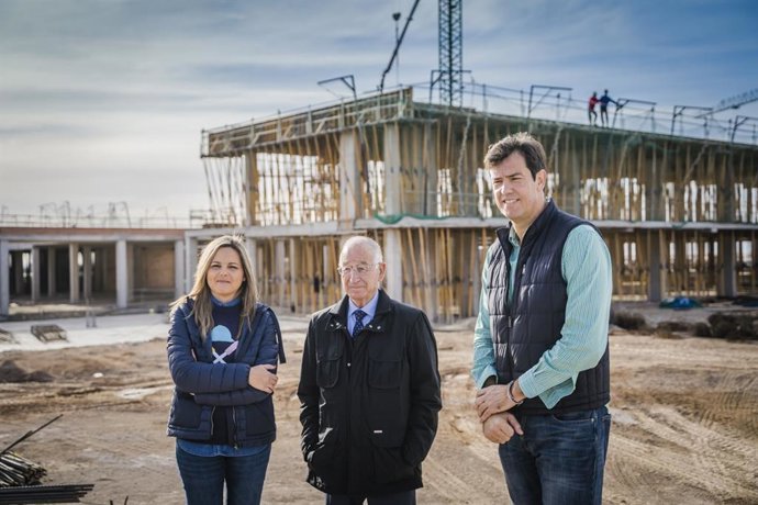 Visita a las obras del Hospital de Roquetas de Mar (Almería)