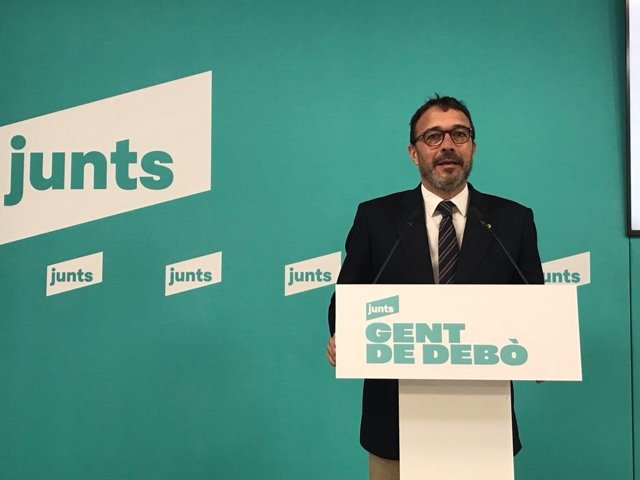 El portaveu de Junts, Josep Rius