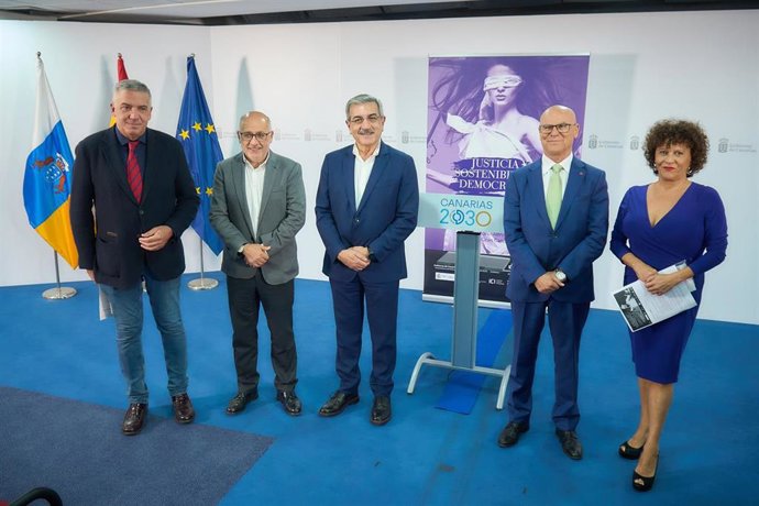 Presentación del congreso contra la violencia de género que se celebrará en Las Palmas de Gran Canaria