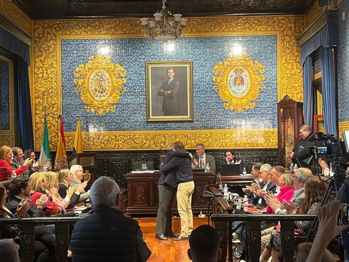 Pleno municipal del Ayuntamiento de Algeciras (Cádiz)