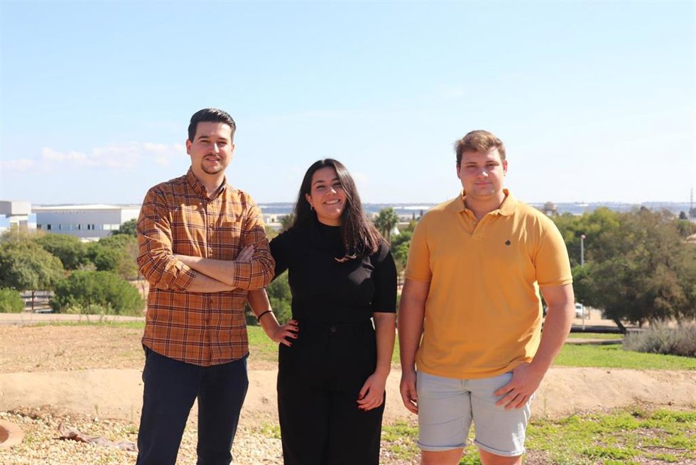 Elisa Arroyo, Sergio Sampedro-Martín y Javier Cuenca.