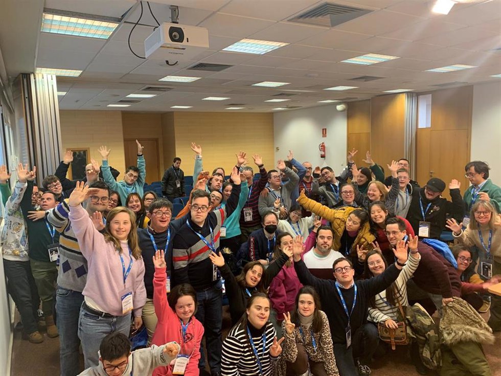 Participantes en el XXII Encuentro Nacional de Familias de Personas con Síndrome de Down.