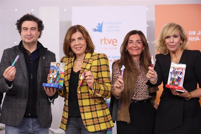  presentación de la XXIII edición de la campaña Un juguete, una ilusión, a 28 de noviembre de 2022, en Madrid (España). 