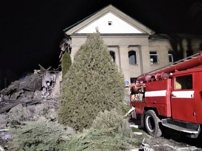 Ataque contra un hospital en Zaporiyia, Ucrania (ARCHIVO)