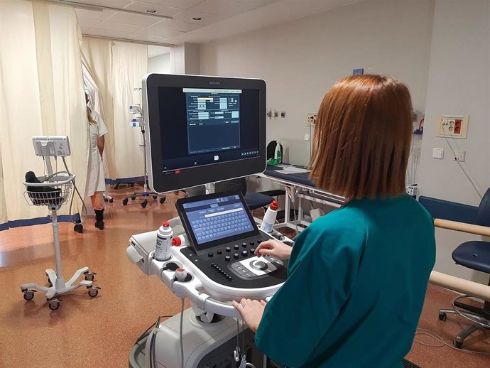 Uno de los nuevos equipos instalados en el servicio de Cardiología del hospital Rafael Méndez