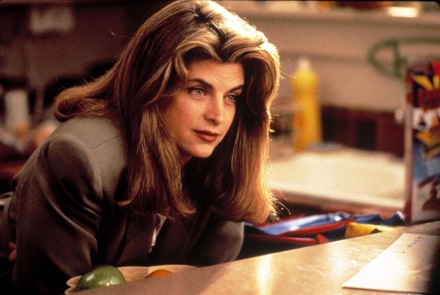 Kirstie Alley a 'Mira qui parla ara' rodada el 1993
