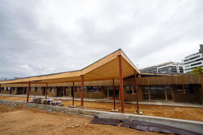 Imágenes de la escuela infantil de Parque Venecia, ahora en obras, que sirve de inspiración y ejemplo para la futura escuela infantil de Arcosur y la ludoteca de Parque Venecia.