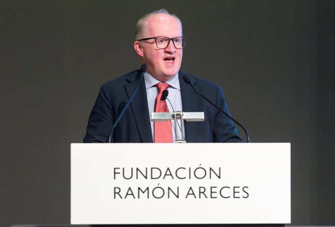 Archivo - El miembro del Comité Ejecutivo del Banco Central Europeo (BCE), Philip R. Lane, en una imagen de archivo