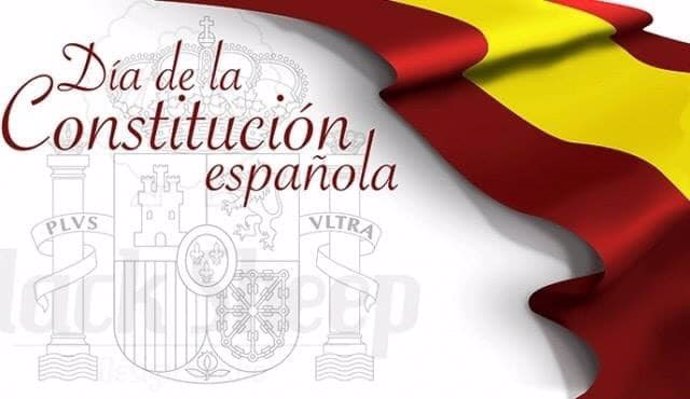 Cartel alusivo a la festividad del Día de la Constitución Española