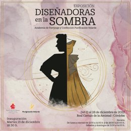 Cartel de la exposición 'Diseñadoras en la Sombra'.