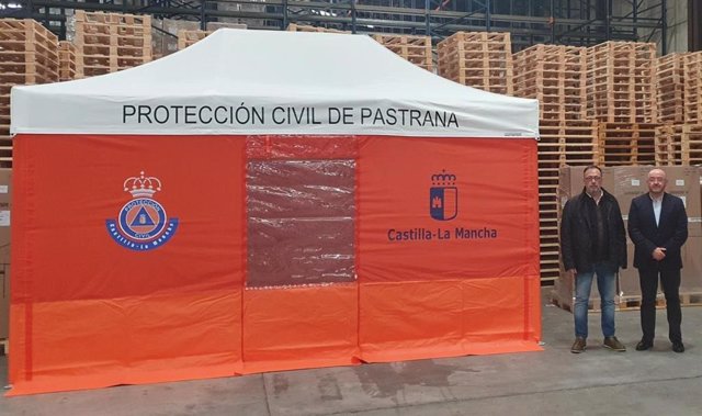 El Gobierno Regional Distribuye Tiendas De Campaña Para Primeros Auxilios Y Material De Emergencias A 35 Agrupaciones De Protección Civil