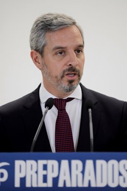 El vicesecretario de Economía del PP Juan Bravo