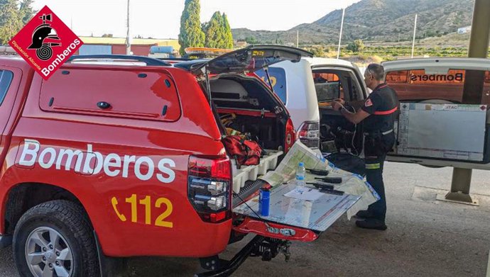 Archivo - Efectivos del Consorcio Provincial de Bomberos de Alicante en imagen de archivo