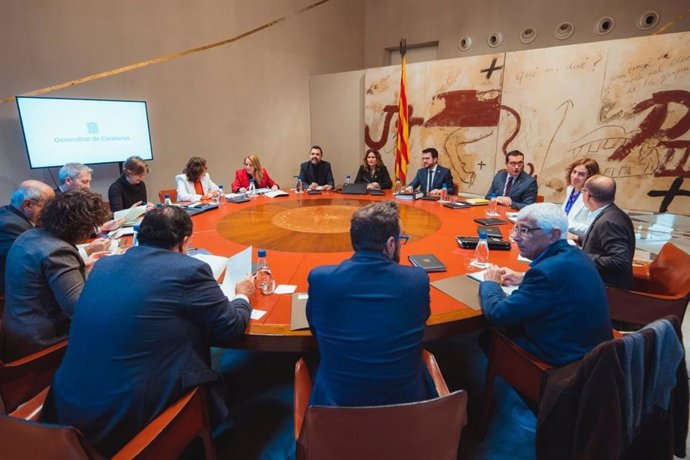 Reunión del Consell Executiu de la Generalitat de cada martes, coincidiendo con el Día de la Constitución