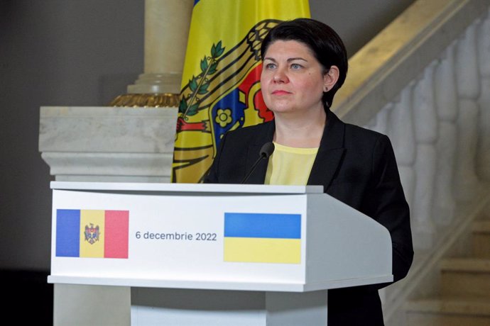 La primera ministra de Moldavia, Natalia Gavrilita.