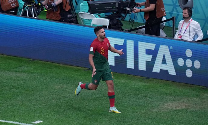 El jugador de la selección de Portugal Gonzalo Ramos