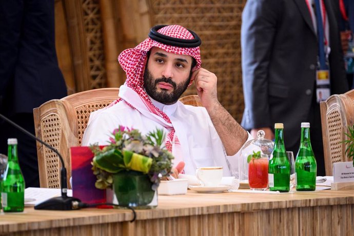 El príncipe heredero de Arabia Saudí, Mohamed bin Salmán, durante la cumbre del G20 en Indonesia