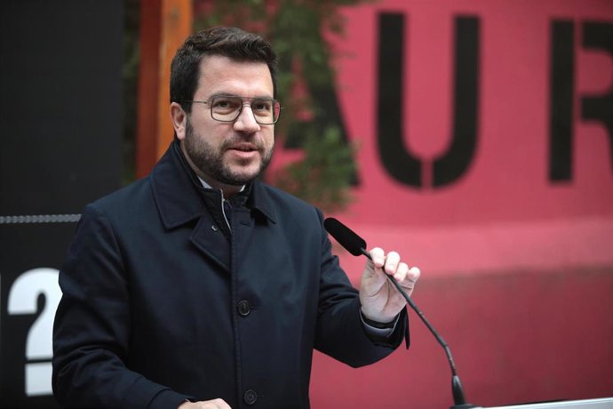 El presidente de la Generalitat, Pere Aragons