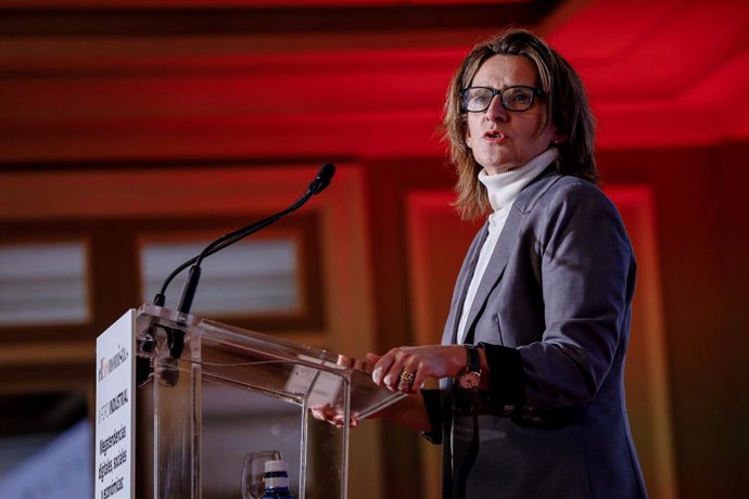 La vicepresidenta tercera del Govern i ministra per a la Transició Ecolgica i el Repte Demogrfic, Teresa Ribera, en una imatge d'arxiu