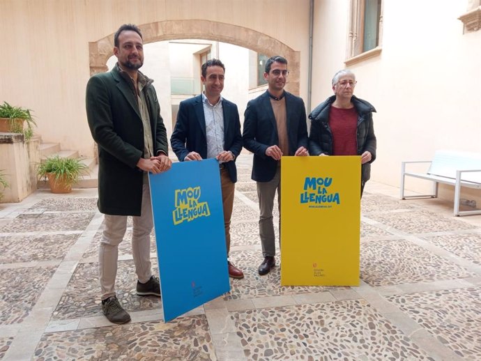 Presentación de la campaña de fomento del catalán.