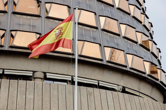 Fachada de la Sede del Tribunal Constitucional, a 2 de diciembre de 2022, en Madrid (España).