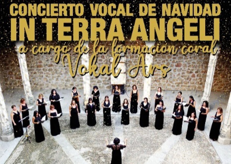 Cartel del concierto de Navidad de Fundación Kambia con Vokal Ars.