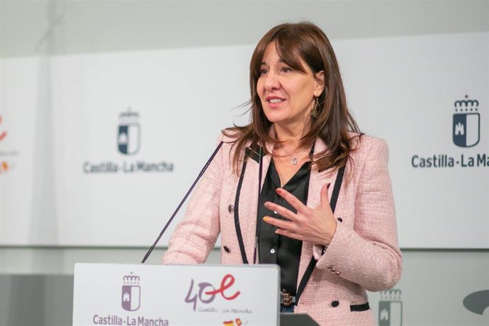 La portavoz del Gobierno de C-LM, Blanca Fernández.